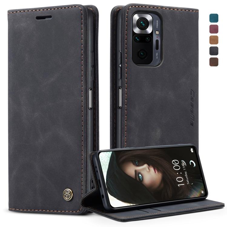 For Samsung Galaxy S22 Ultra 5G CaseMe 013 Multifunctional Leather Phone Case(Black) - Galaxy S22 Ultra 5G Cases by CaseMe | Online Shopping UK | buy2fix