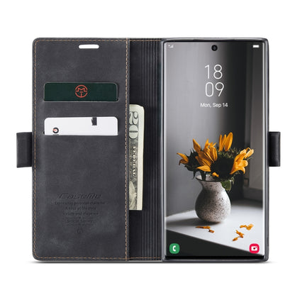For Samsung Galaxy S22 Ultra 5G CaseMe 013 Multifunctional Leather Phone Case(Black) - Galaxy S22 Ultra 5G Cases by CaseMe | Online Shopping UK | buy2fix