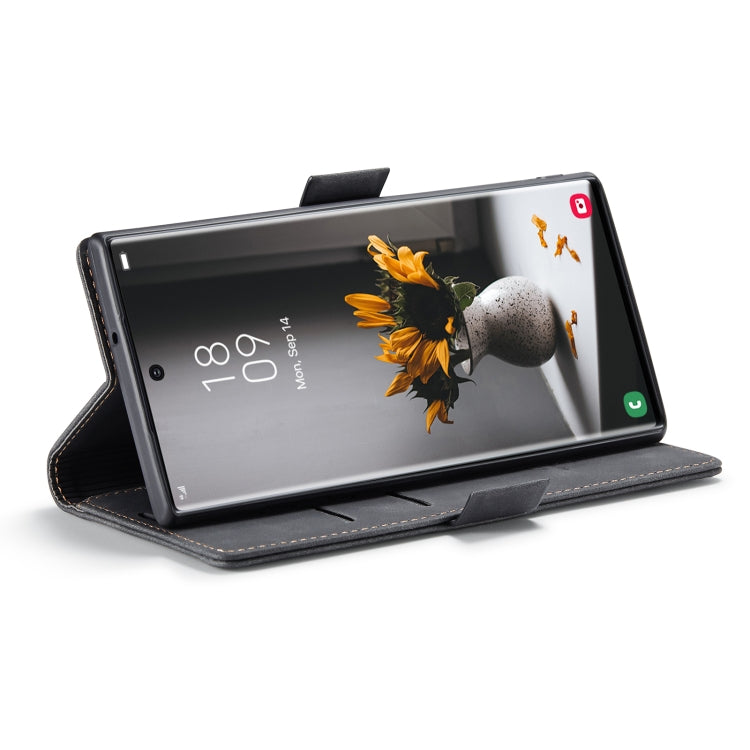 For Samsung Galaxy S22 Ultra 5G CaseMe 013 Multifunctional Leather Phone Case(Black) - Galaxy S22 Ultra 5G Cases by CaseMe | Online Shopping UK | buy2fix