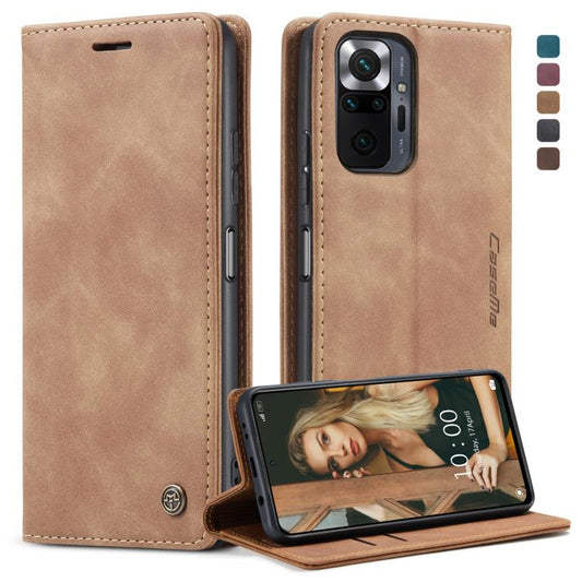 For Samsung Galaxy S22 Ultra 5G CaseMe 013 Multifunctional Leather Phone Case(Brown) - Galaxy S22 Ultra 5G Cases by CaseMe | Online Shopping UK | buy2fix