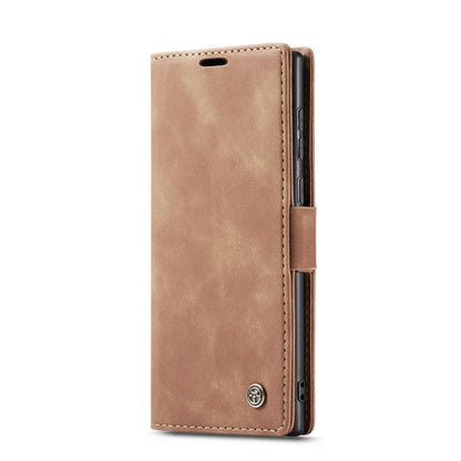 For Samsung Galaxy S22 Ultra 5G CaseMe 013 Multifunctional Leather Phone Case(Brown) by CaseMe