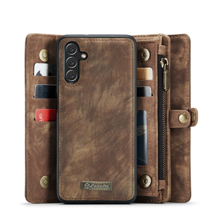 For Samsung Galaxy A13 5G CaseMe-008 Detachable Multifunctional Horizontal Flip Leather Case(Brown) - Galaxy Phone Cases by CaseMe | Online Shopping UK | buy2fix