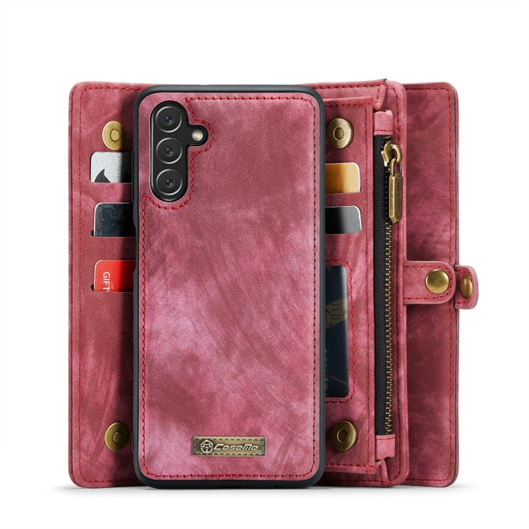 For Samsung Galaxy A13 5G CaseMe-008 Detachable Multifunctional Horizontal Flip Leather Case(Red) - Galaxy Phone Cases by CaseMe | Online Shopping UK | buy2fix