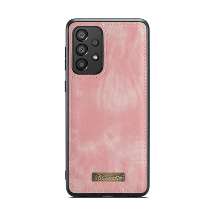 For Samsung Galaxy A33 5G CaseMe-008 Detachable Multifunctional Horizontal Flip Leather Case (Pink) by CaseMe
