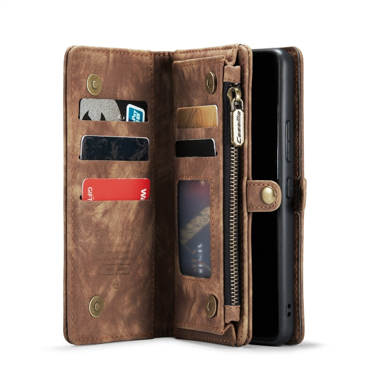 For Samsung Galaxy A53 5G CaseMe-008 Detachable Multifunctional Horizontal Flip Leather Case(Brown) - Galaxy Phone Cases by CaseMe | Online Shopping UK | buy2fix