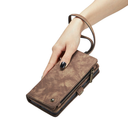 For Samsung Galaxy S22 5G CaseMe-008 Detachable Multifunctional Horizontal Flip Leather Case(Brown) - Galaxy S22 5G Cases by CaseMe | Online Shopping UK | buy2fix