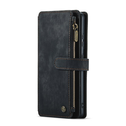 For Samsung Galaxy S22 5G CaseMe C30 Multifunctional Phone Leather Case with Holder & Card Slot & Wallet(Black) - Galaxy S22 5G Cases by CaseMe | Online Shopping UK | buy2fix