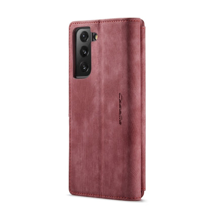 For Samsung Galaxy S22 5G CaseMe C30 Multifunctional Phone Leather Case with Holder & Card Slot & Wallet(Red) - Galaxy S22 5G Cases by CaseMe | Online Shopping UK | buy2fix