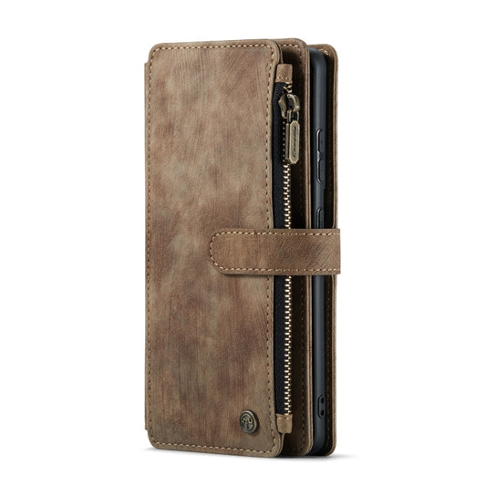 For Samsung Galaxy S22+ 5G CaseMe C30 Multifunctional Phone Leather Case with Holder & Card Slot & Wallet(Brown) - Galaxy S22+ 5G Cases by CaseMe | Online Shopping UK | buy2fix
