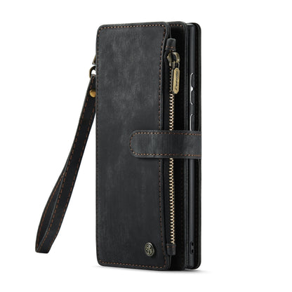 For Samsung Galaxy S22 Ultra 5G CaseMe C30 Multifunctional Phone Leather Case with Holder & Card Slot & Wallet(Black) - Galaxy S22 Ultra 5G Cases by CaseMe | Online Shopping UK | buy2fix