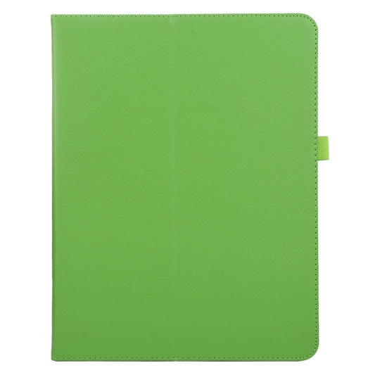 For iPad Air 13 2025 / 2024 / iPad Pro 12.9 2022 / 2021 / 2020 / 2018 Litchi Texture Solid Color Leather Tablet Case(Green) - iPad Pro 12.9 (2022/2021) Cases by buy2fix | Online Shopping UK | buy2fix