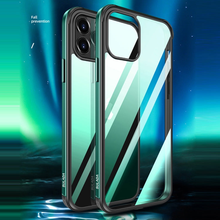 For iPhone 13 mini SULADA Metal Frame + Nano Glass + TPU Phone Case (Silver) - iPhone 13 mini Cases by SULADA | Online Shopping UK | buy2fix