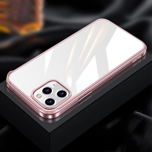 For iPhone 13 Pro Max SULADA Metal Frame + Nano Glass + TPU Phone Case (Pink) - iPhone 13 Pro Max Cases by SULADA | Online Shopping UK | buy2fix