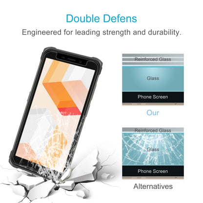 50 PCS 0.26mm 9H 2.5D Tempered Glass Film For Ulefone Armor X10 by buy2fix