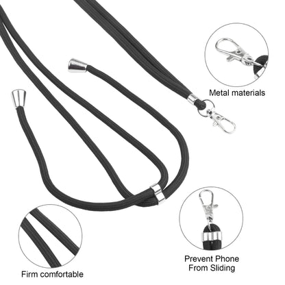 Adjustable Detachable Neck Lanyard for All Phones Case(Black) - Lanyards & Wrist Straps by buy2fix | Online Shopping UK | buy2fix