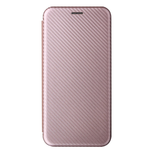 For Blackview A55 Carbon Fiber Texture Horizontal Flip PU Phone Case(Pink) - More Brand by buy2fix | Online Shopping UK | buy2fix