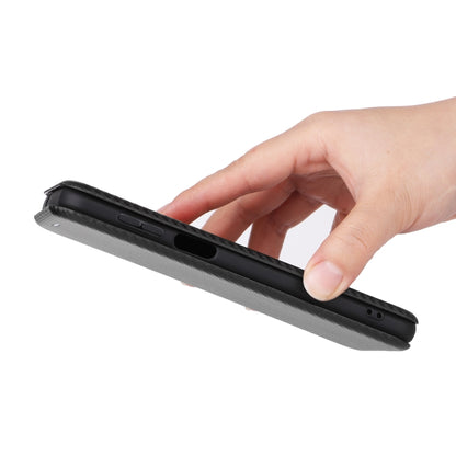 For Ulefone Note 13P Carbon Fiber Texture Horizontal Flip PU Phone Case(Black) by buy2fix