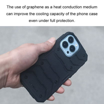 For iPhone 13 FATBEAR Graphene Cooling Shockproof Case(Black) - iPhone 13 Cases by FATBEAR | Online Shopping UK | buy2fix