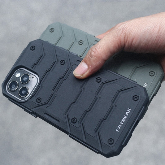 For iPhone 12 mini FATBEAR Graphene Cooling Shockproof Case (Black) - iPhone 12 mini Cases by buy2fix | Online Shopping UK | buy2fix