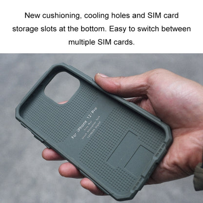 For iPhone 12 mini FATBEAR Graphene Cooling Shockproof Case (Green) - iPhone 12 mini Cases by FATBEAR | Online Shopping UK | buy2fix