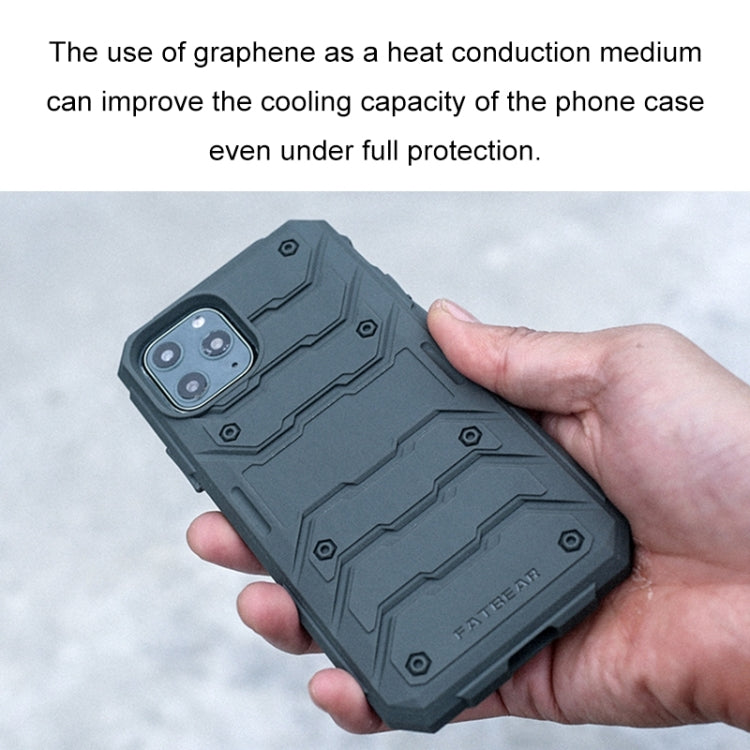 For iPhone 11 FATBEAR Graphene Cooling Shockproof Case (Black) - iPhone 11 Cases by FATBEAR | Online Shopping UK | buy2fix