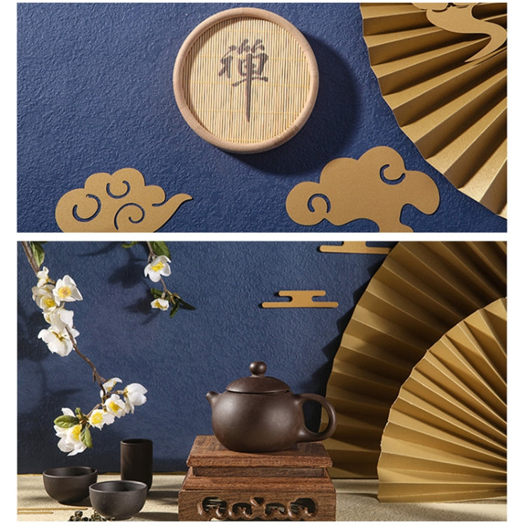 57 x 80cm 3D Dement Texture Photography Background Cloth Studio Shooting Props(Light Blue) - Brick Wall by buy2fix | Online Shopping UK | buy2fix