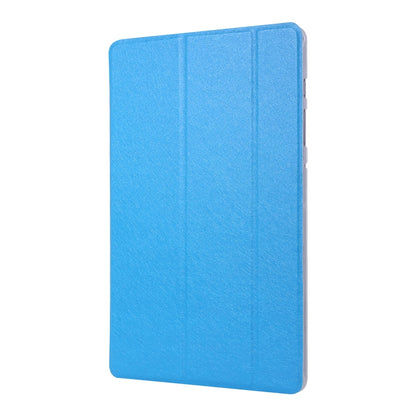 For Samsung Galaxy Tab S8 / Tab S7 Silk Texture Flip Leather Tablet Case(Sky Blue) by buy2fix