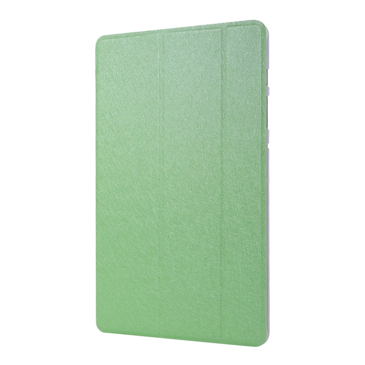 For Samsung Galaxy Tab S8 / Tab S7 Silk Texture Flip Leather Tablet Case(Green) by buy2fix