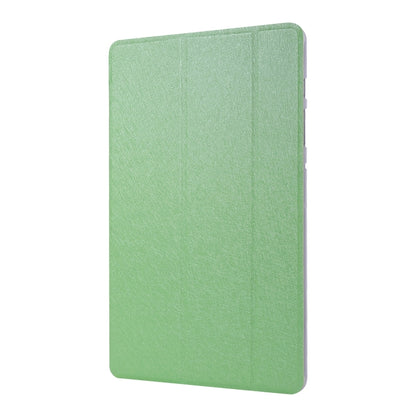 For Samsung Galaxy Tab S8 / Tab S7 Silk Texture Flip Leather Tablet Case(Green) by buy2fix