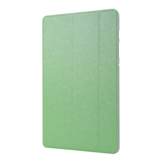 For Samsung Galaxy Tab S8 / Tab S7 Silk Texture Flip Leather Tablet Case(Green) by buy2fix