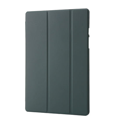 For Samsung Galaxy Tab A8 10.5 2021 TPU Three-fold Horizontal Flip Leather Case(Green) by buy2fix