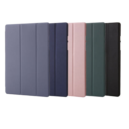 For Samsung Galaxy Tab A8 10.5 2021 TPU Three-fold Horizontal Flip Leather Case(Green) by buy2fix