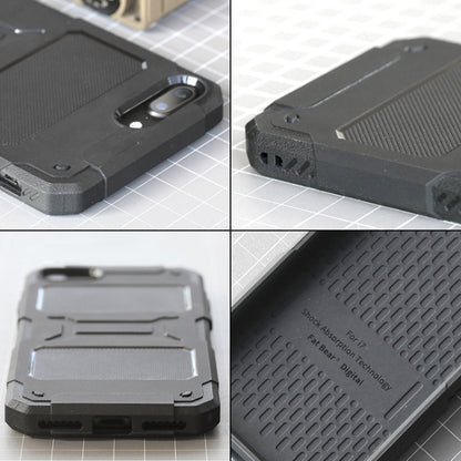 For iPhone SE 2022 / SE 2020 / 8 / 7 FATBEAR Armor Shockproof Cooling Case(Black) - iPhone SE 2022 / 2020 / 8 / 7 Cases by FATBEAR | Online Shopping UK | buy2fix