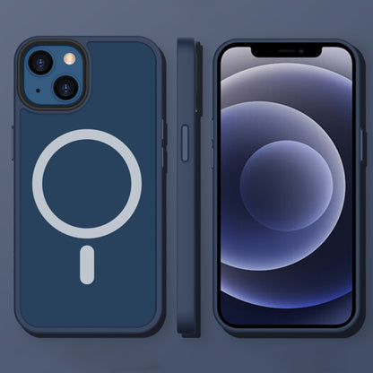 For iPhone 12 Magsafe Magnetic Phone Case(Gentleman Blue) by buy2fix