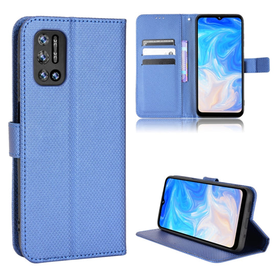 For DOOGEE N40 Pro Diamond Texture Leather Phone Case(Blue)
