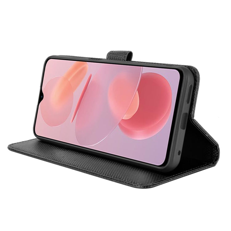 For Ulefone Note 12P Diamond Texture Leather Phone Case(Black) by buy2fix