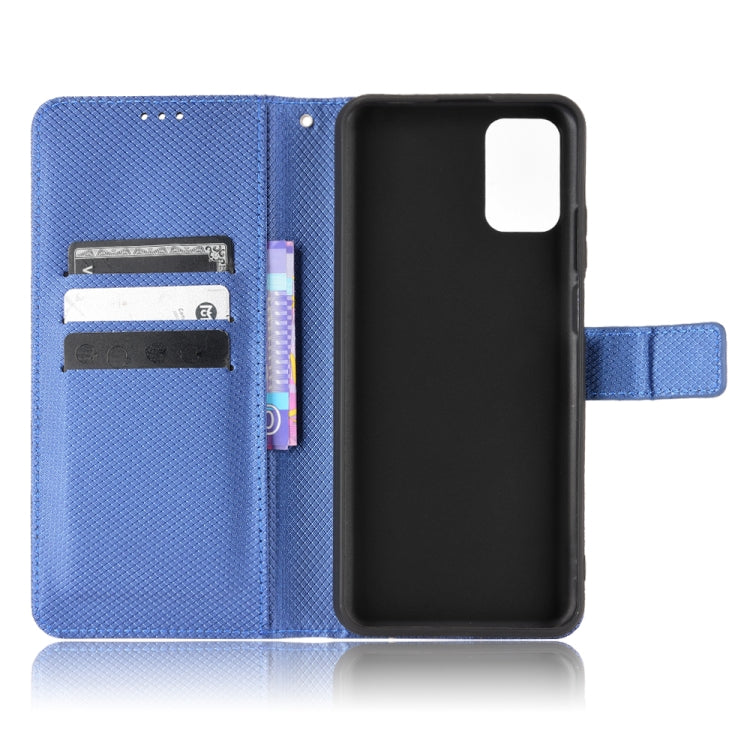For Ulefone Note 12P Diamond Texture Leather Phone Case(Blue) by buy2fix