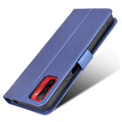 For Ulefone Note 12P Diamond Texture Leather Phone Case(Blue) by buy2fix