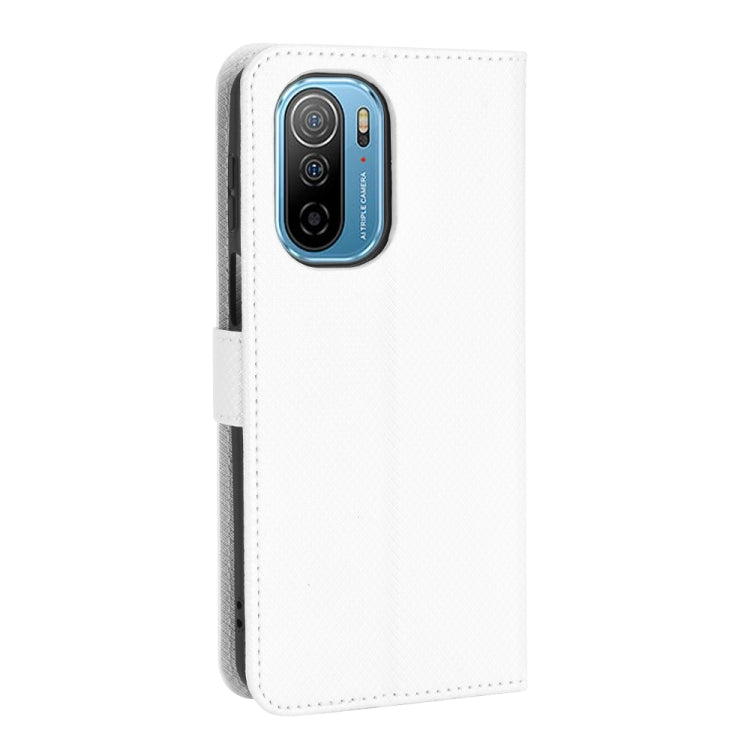For Ulefone Note 13P Diamond Texture Leather Phone Case(White) by buy2fix