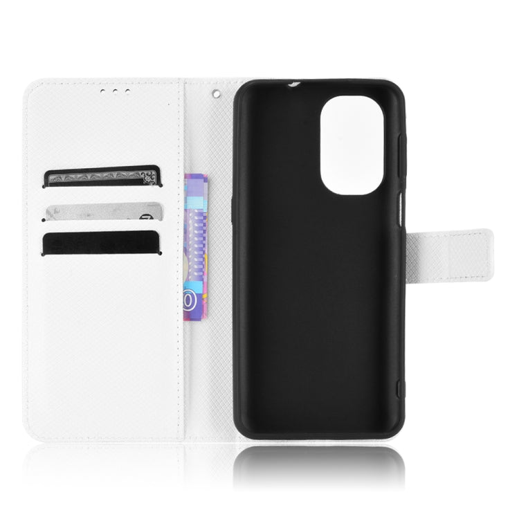 For Ulefone Note 13P Diamond Texture Leather Phone Case(White) by buy2fix