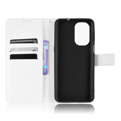 For Ulefone Note 13P Diamond Texture Leather Phone Case(White) by buy2fix