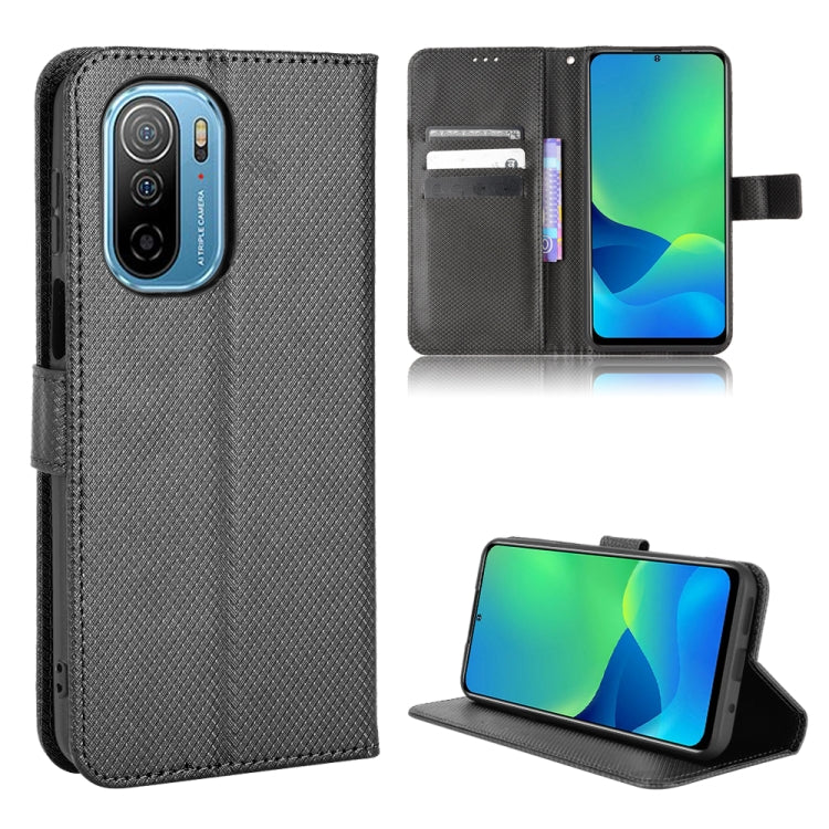 For Ulefone Note 13P Diamond Texture Leather Phone Case(Black) by buy2fix