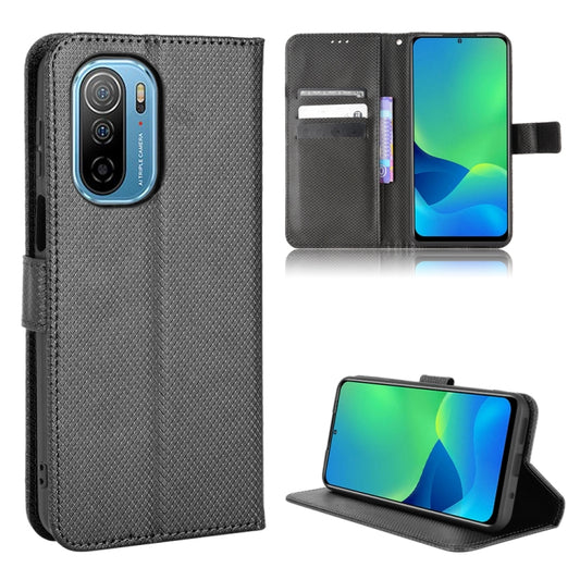 For Ulefone Note 13P Diamond Texture Leather Phone Case(Black) by buy2fix