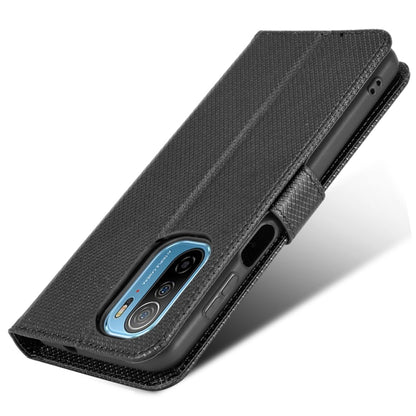For Ulefone Note 13P Diamond Texture Leather Phone Case(Black) by buy2fix