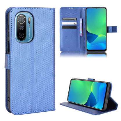 For Ulefone Note 13P Diamond Texture Leather Phone Case(Blue) by buy2fix