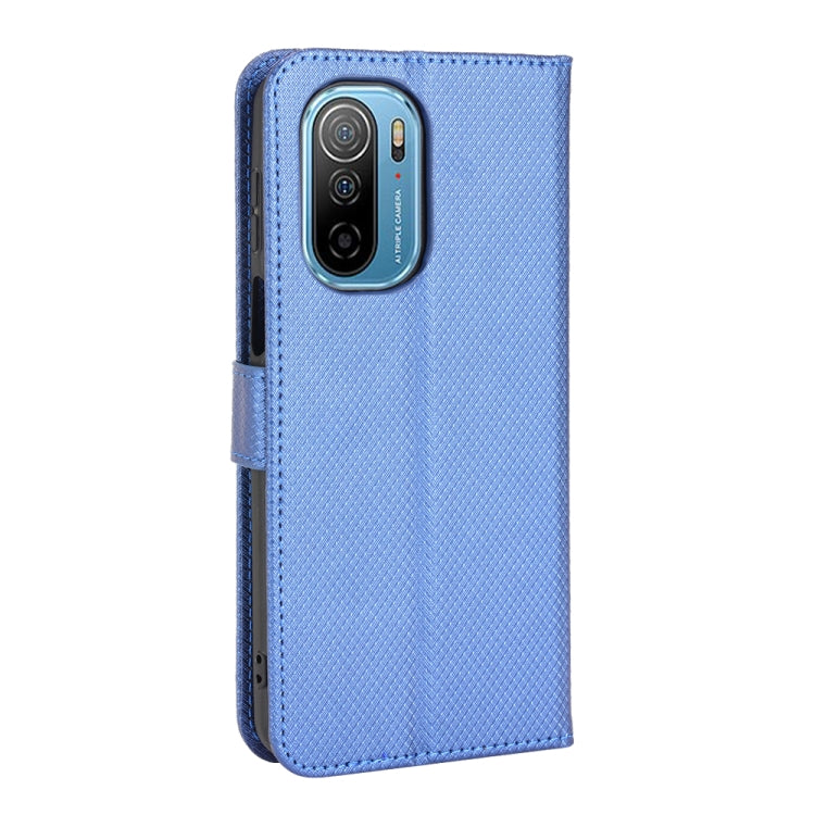 For Ulefone Note 13P Diamond Texture Leather Phone Case(Blue) by buy2fix