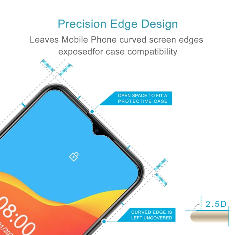 50 PCS 0.26mm 9H 2.5D Tempered Glass Film For Ulefone Note 10P by buy2fix