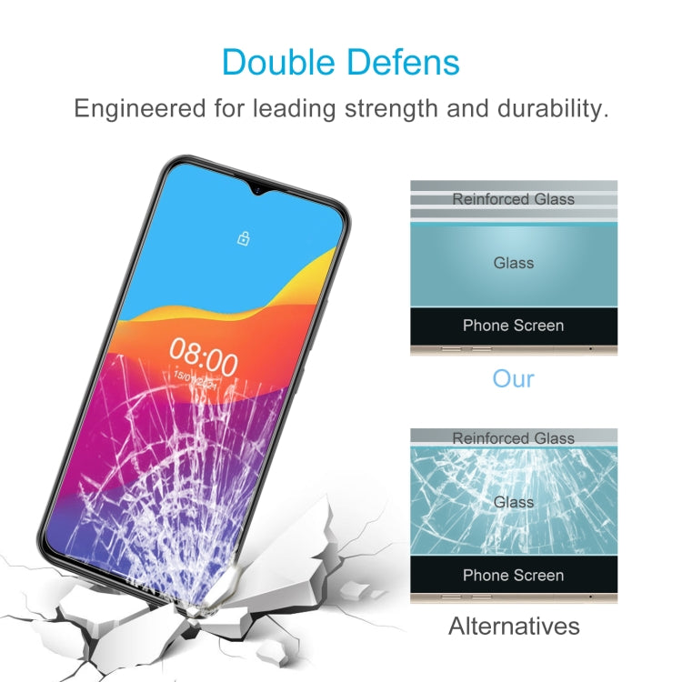 50 PCS 0.26mm 9H 2.5D Tempered Glass Film For Ulefone Note 10P by buy2fix