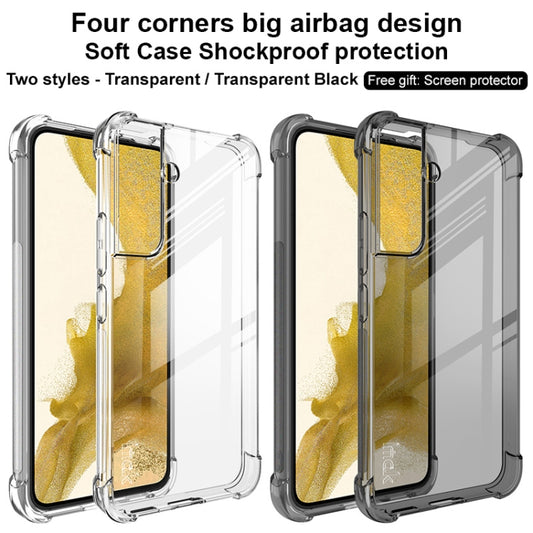 For Samsung Galaxy S22 5G imak TPU Phone Case with Screen Protector(Transparent) - Galaxy S22 5G Cases by imak | Online Shopping UK | buy2fix