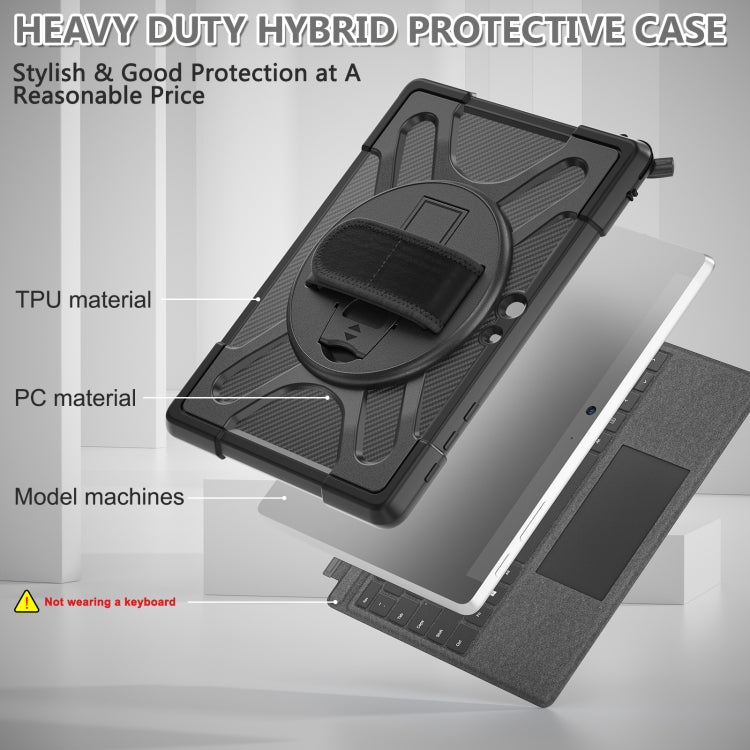For Microsoft Surface Go 4 / 3 / 2 / 1 TPU + PC Tablet Case(Black) - Others by buy2fix | Online Shopping UK | buy2fix